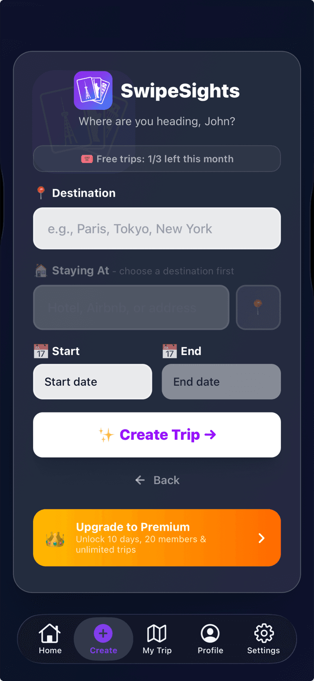 Pick a Destination