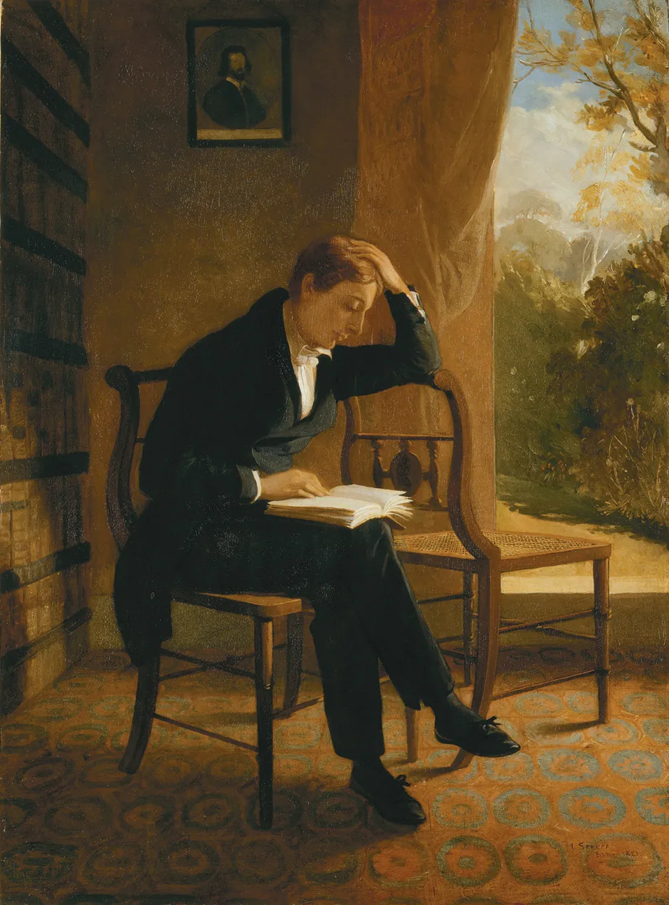 Portrait of the poet John Keats by Joseph Severn