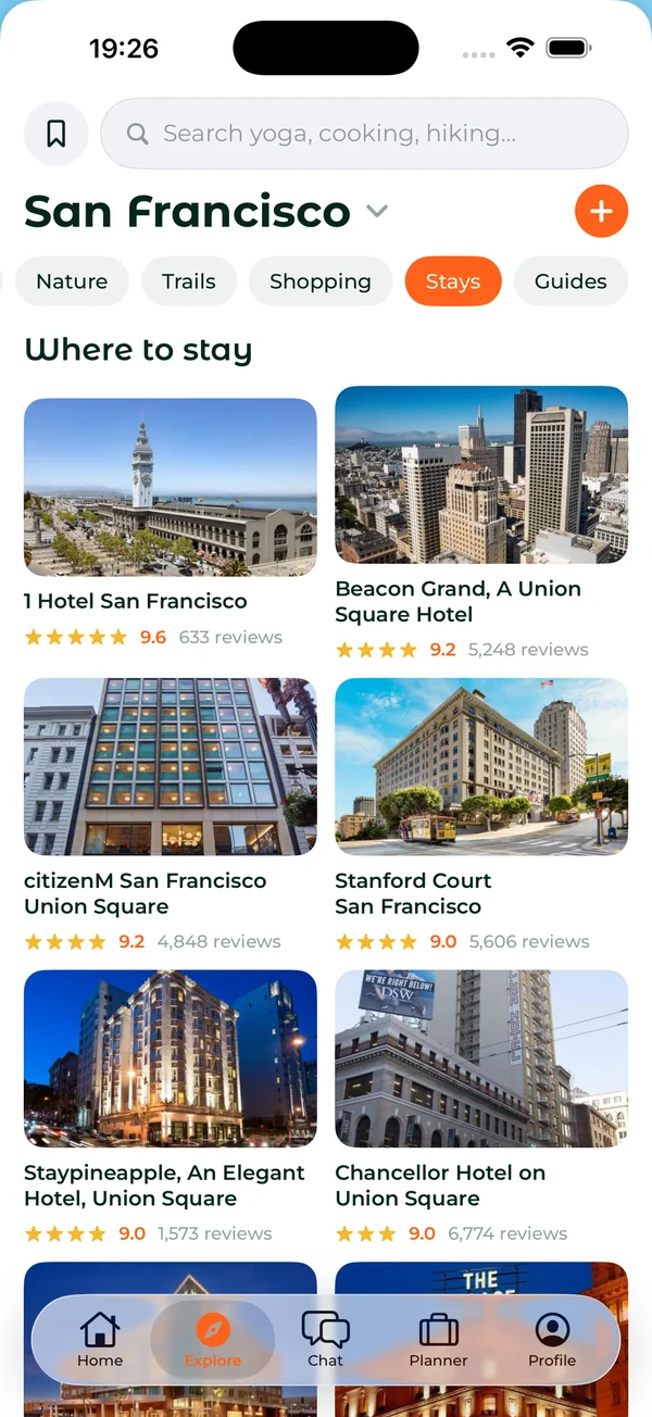 Where to stay in San Francisco: hotels with photos, ratings and reviews